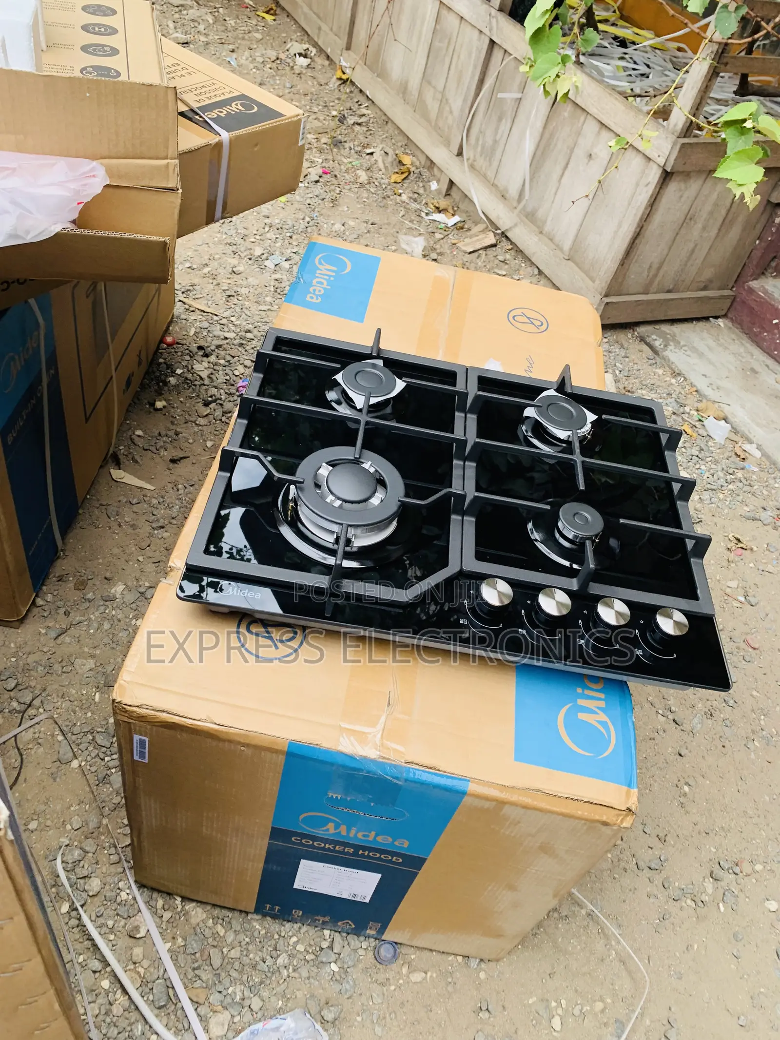 Authentic Sleek 60gj084 4burner Built in Midea
