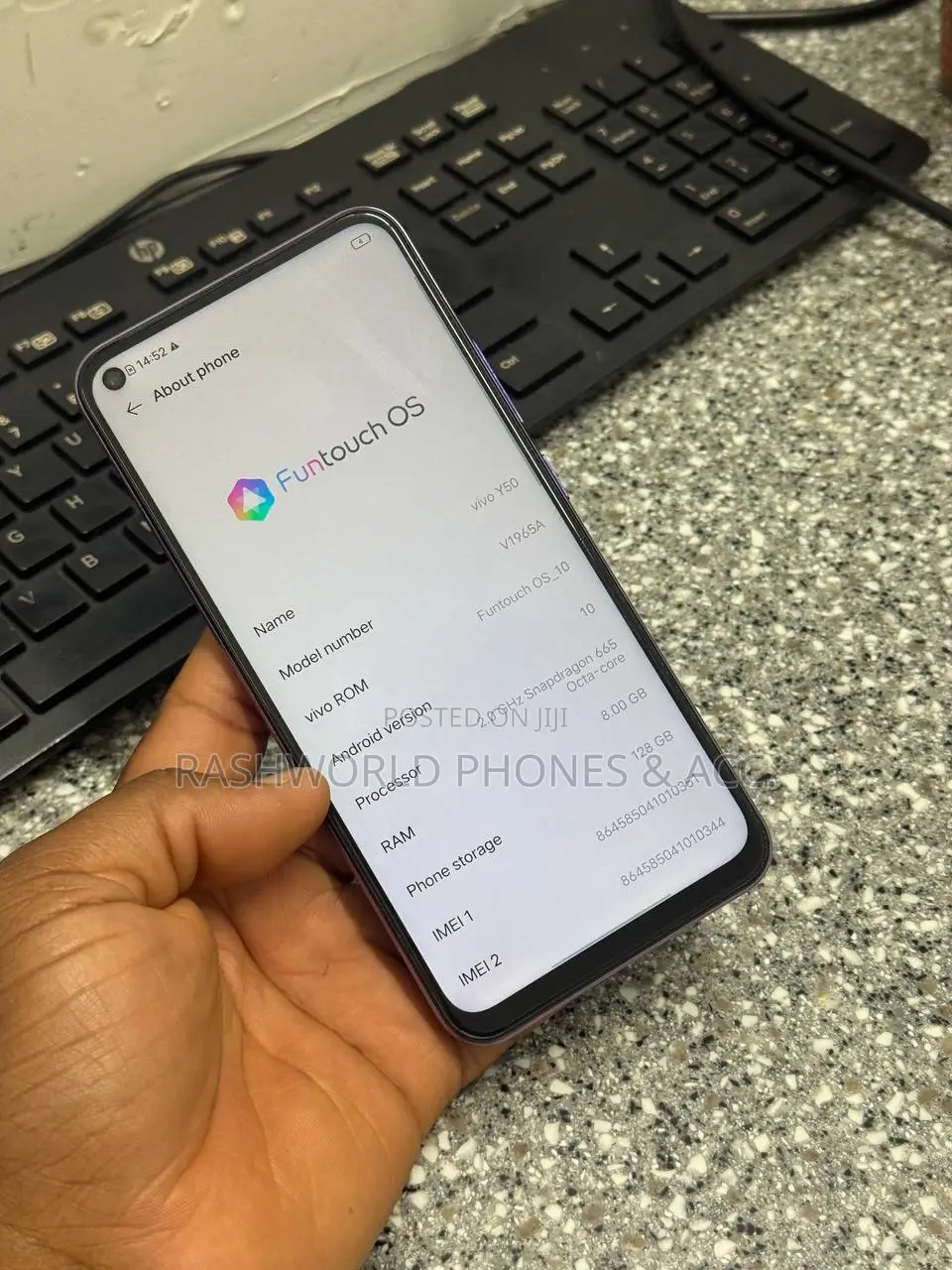 Vivo Y50 128 GB Purple
