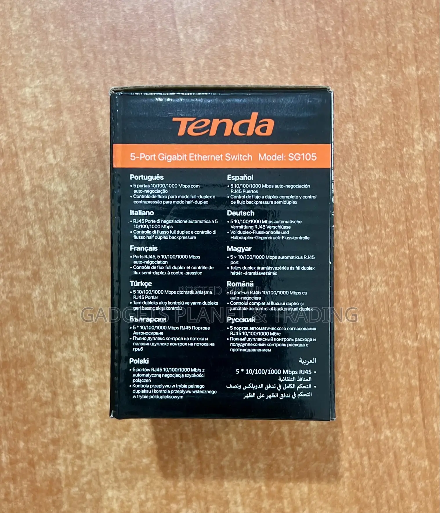 Tenda Sg105 5‐Port 10/100/1000mbps Gigabit Desktop Switch