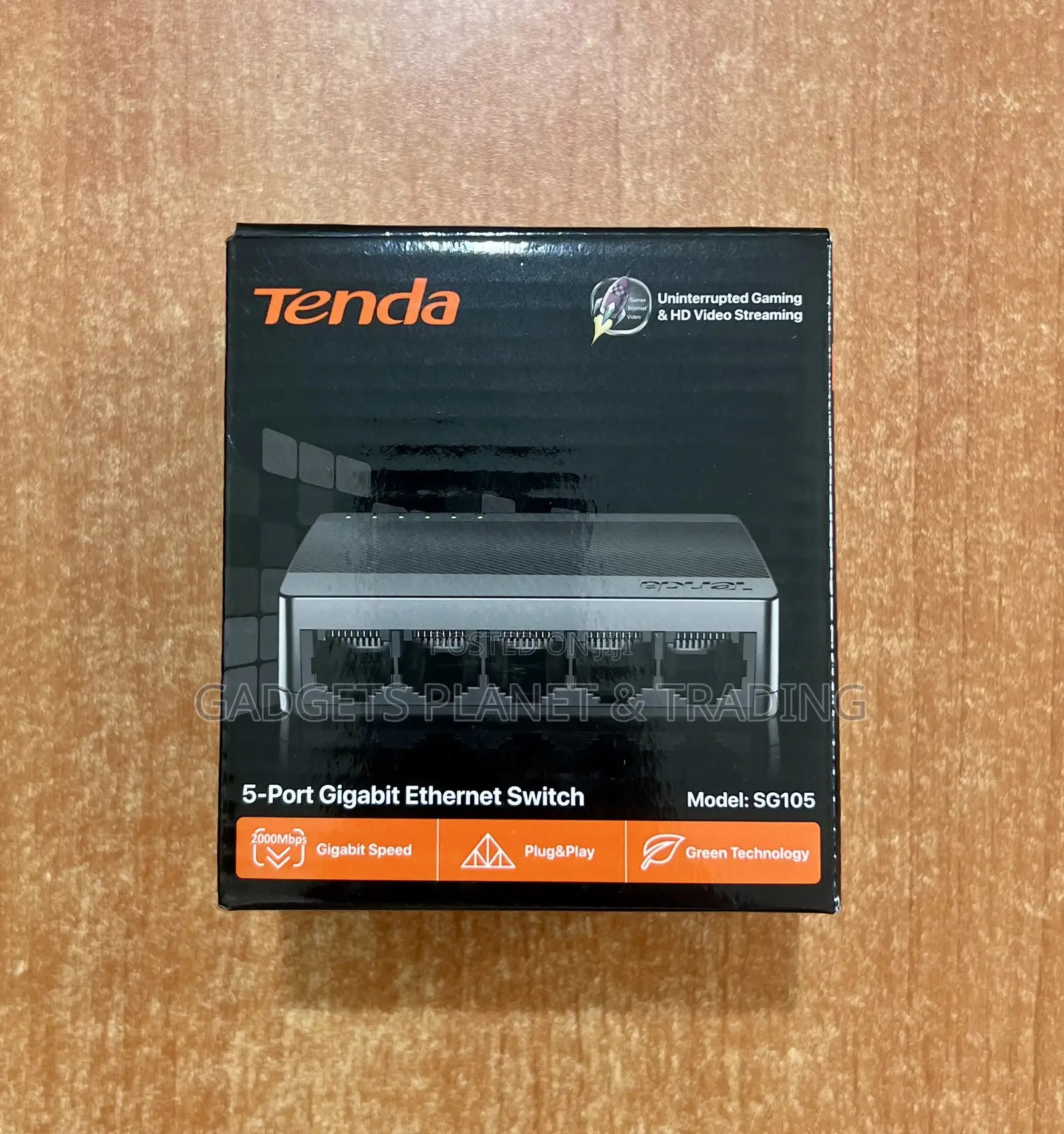 Tenda Sg105 5‐Port 10/100/1000mbps Gigabit Desktop Switch