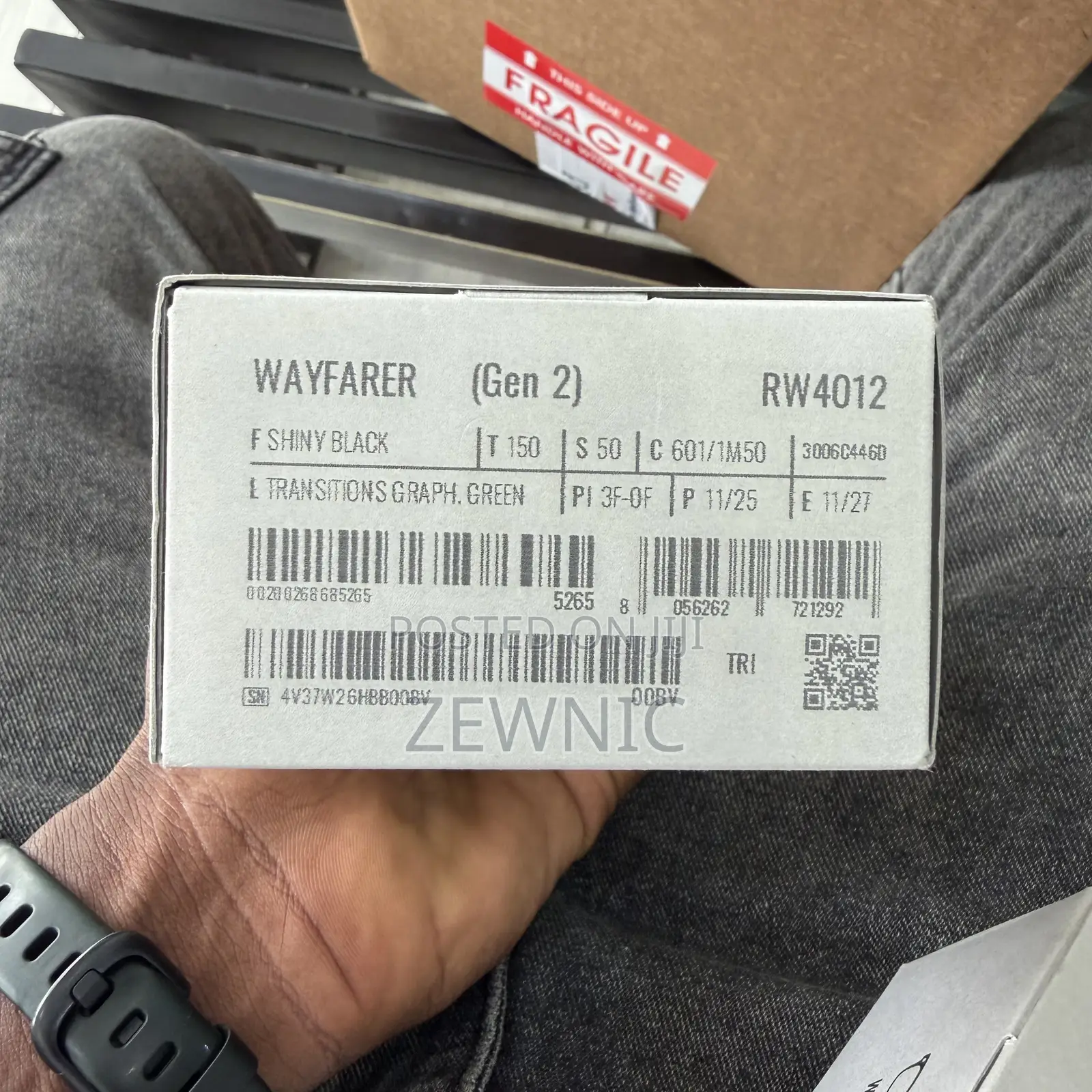 Ray-Ban Meta - Wayfarer (Gen2) - Transitions Grey Lenses - Shiny Black