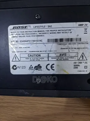 Bose Lifestyle Sa-2 Amplifier