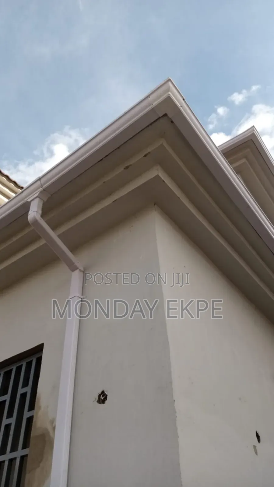 PVC Rain Gutter and Installation