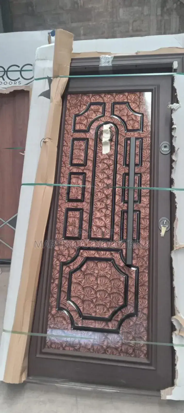 Unbreakable Turkish Security Door – Armored Steel Luxury Finish