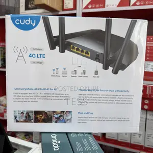Cudy Universal Wifi 4g Lte Cat4 Router 5dbi High Gain Antennas Lt400