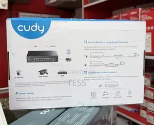 Cudy 8 Port Gigabit Poe Switch 120 Watts Poe Gs1010pe 10/100/1000mbps