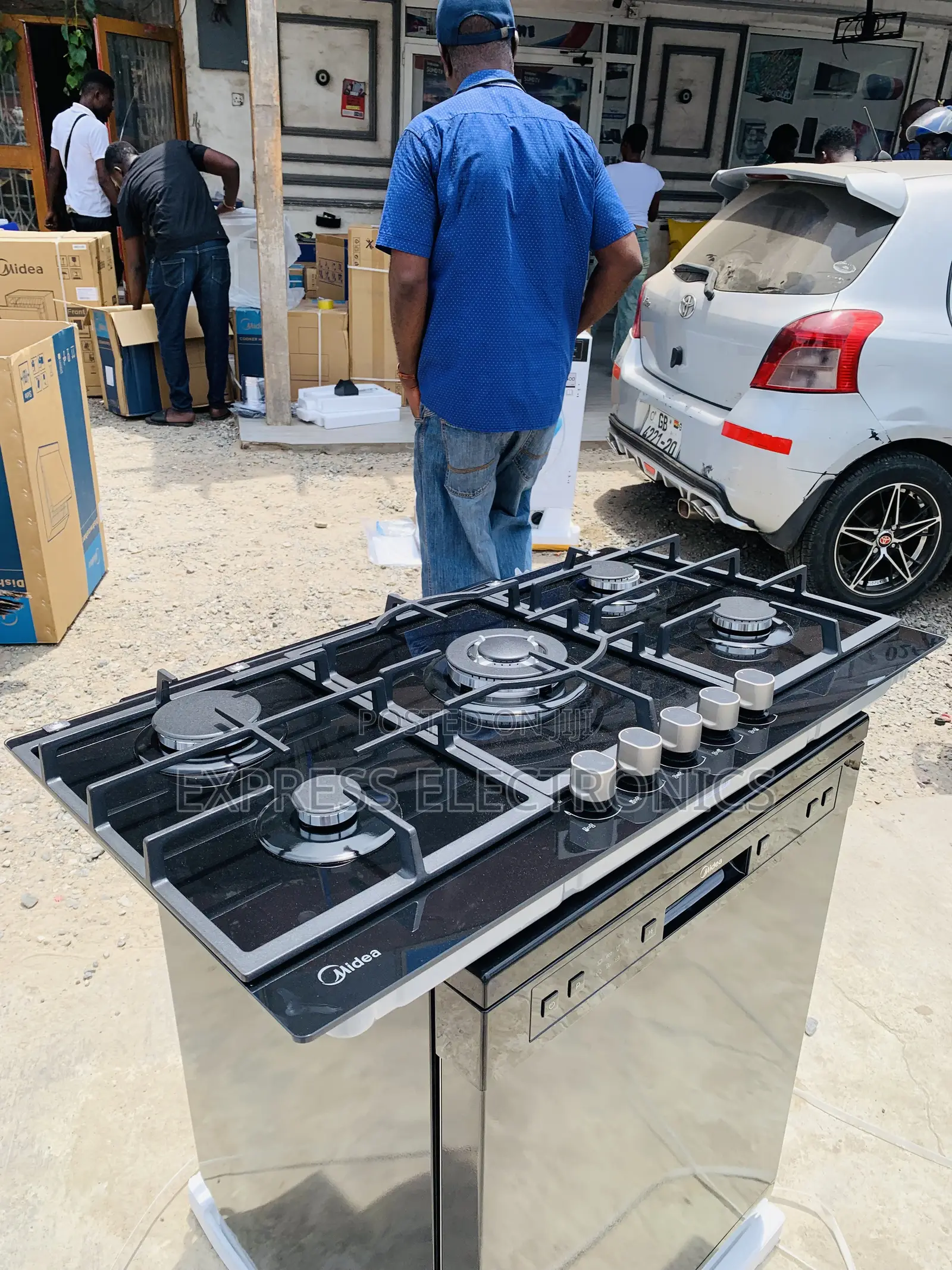 Text Us for Your Built in Midea Gas Cooker 5burner 90g50me