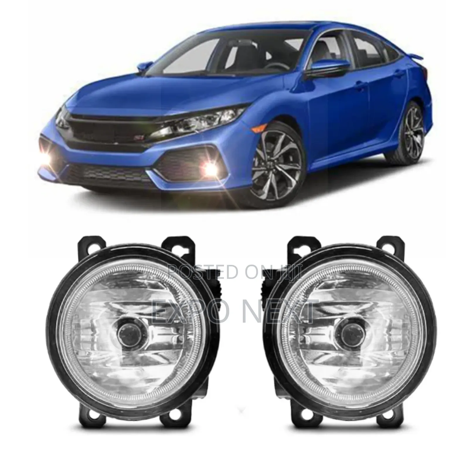 Civic 2017-2018 Fog Lamp and Fog Lamp Cover