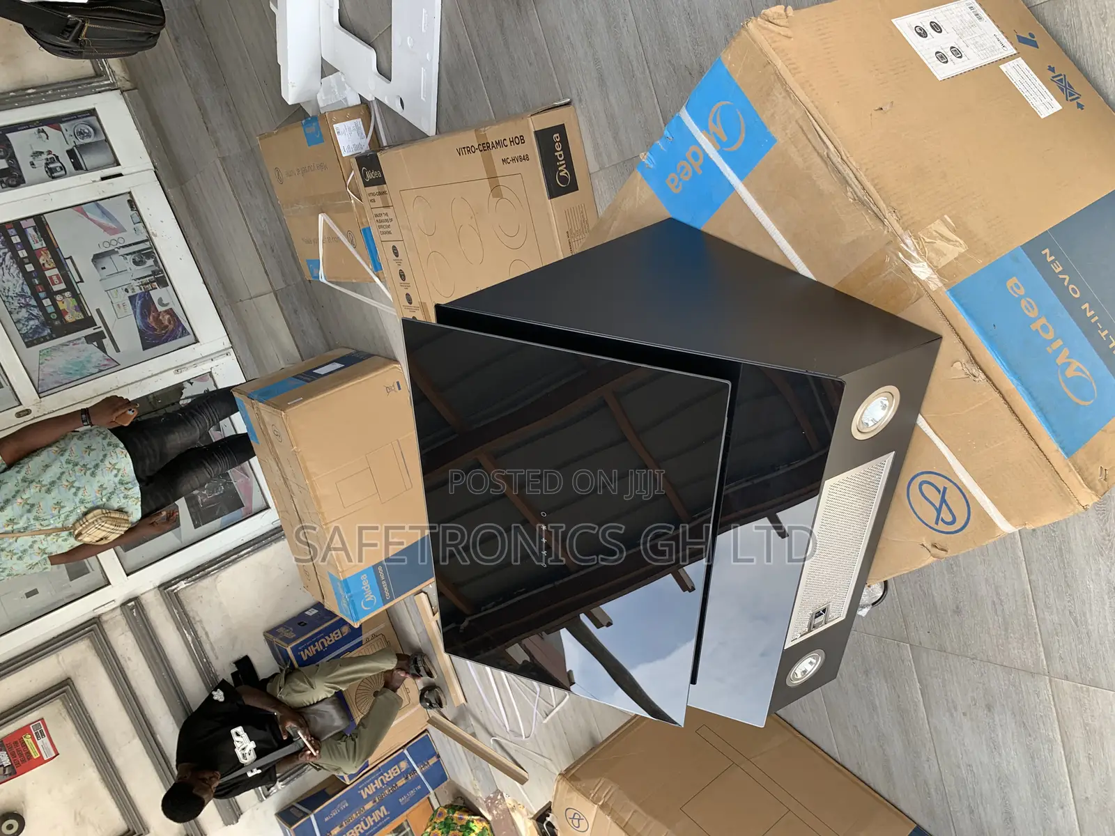 Kindly Shop 60cm Inbuilt Cooktops Midea Chimney Hood Sku: 60j72-B