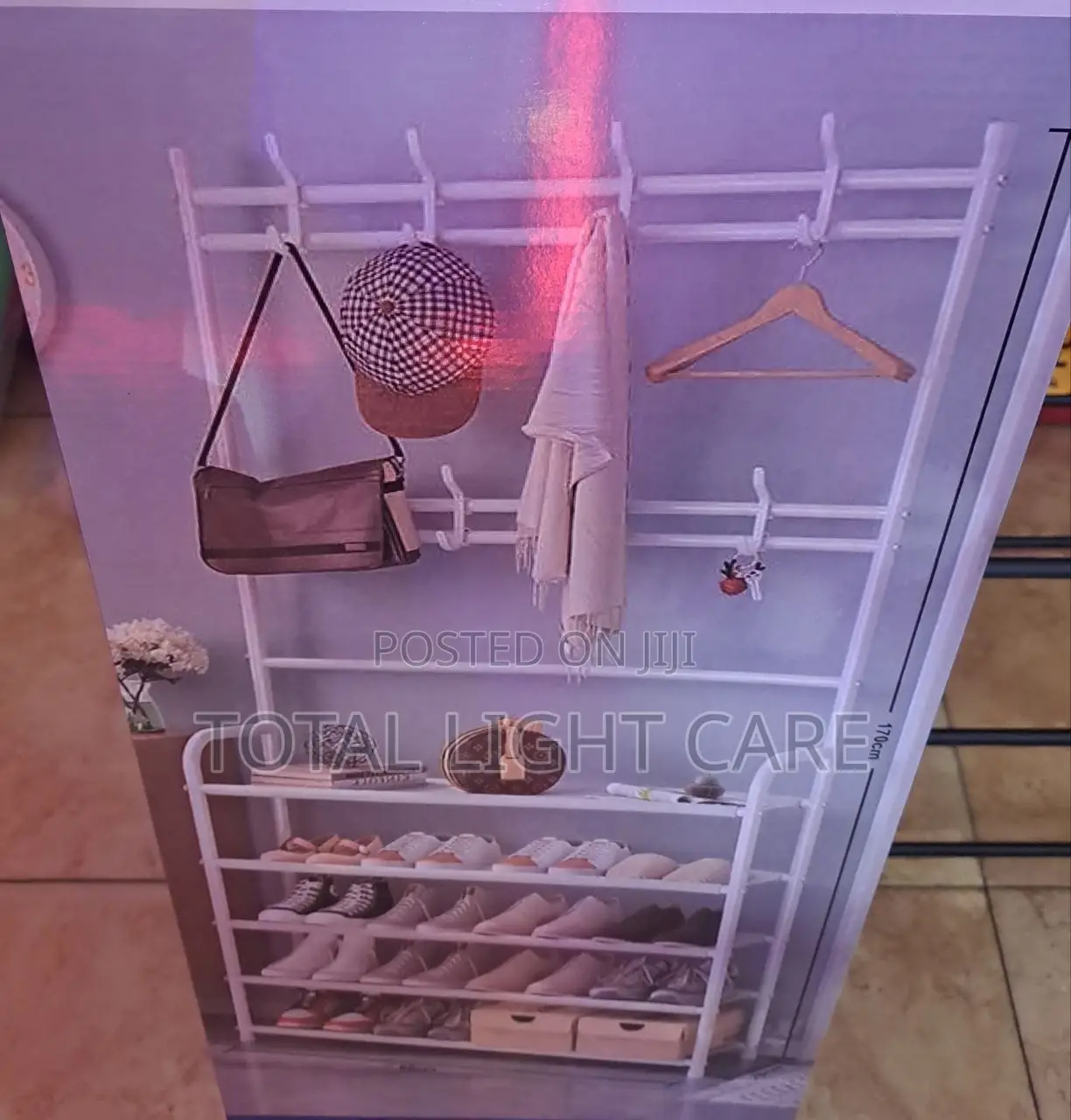 Multi-Functional Shoe and Hat Rack