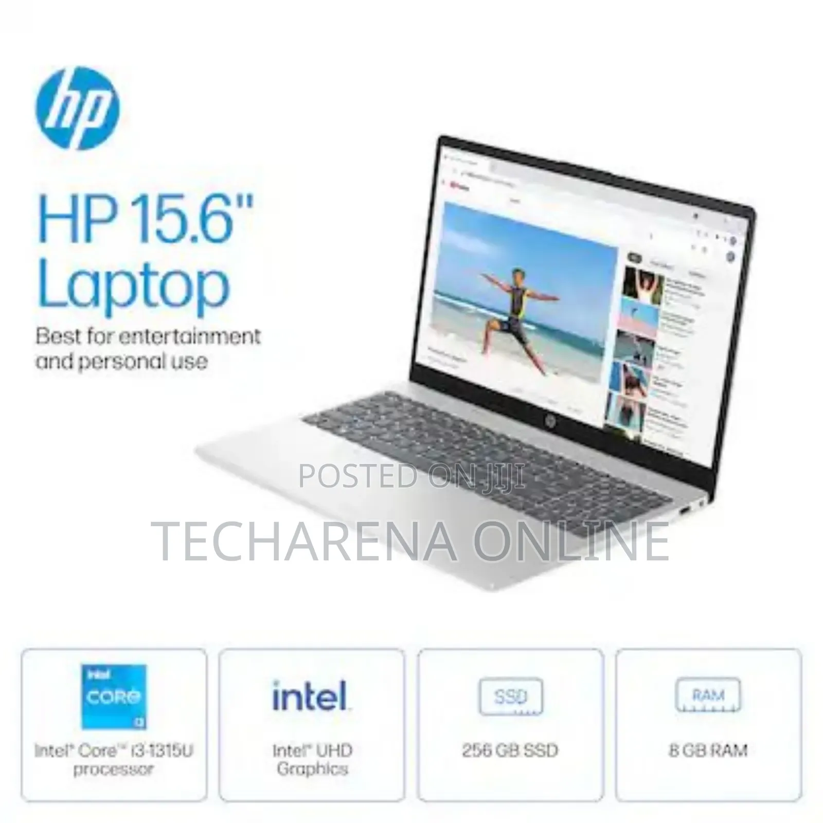 New Laptop HP 15 8GB Intel Core i3 SSD 256GB