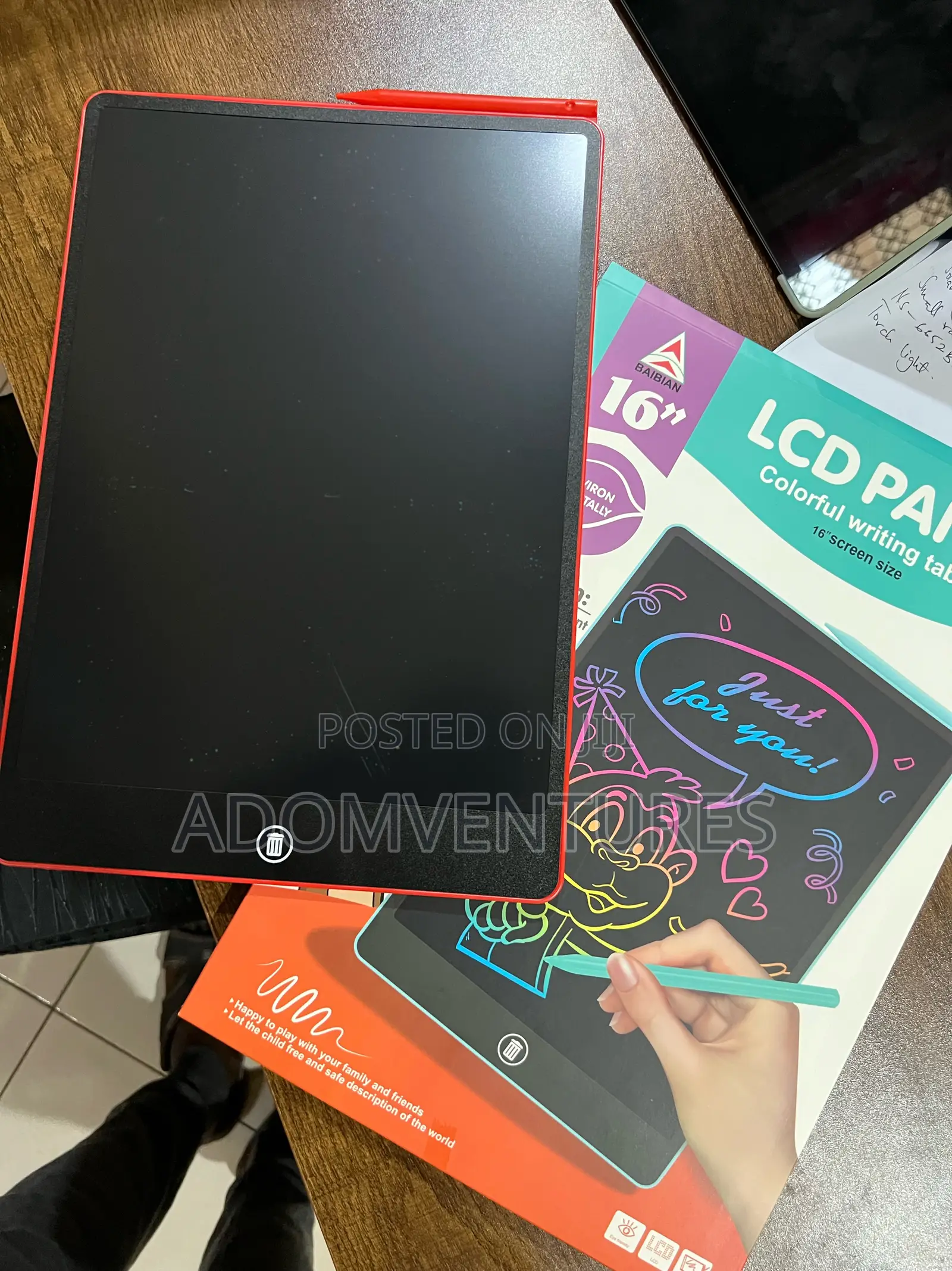 16inches Kids LCD Writing Tablet - Reusable Drawing Board for Kids