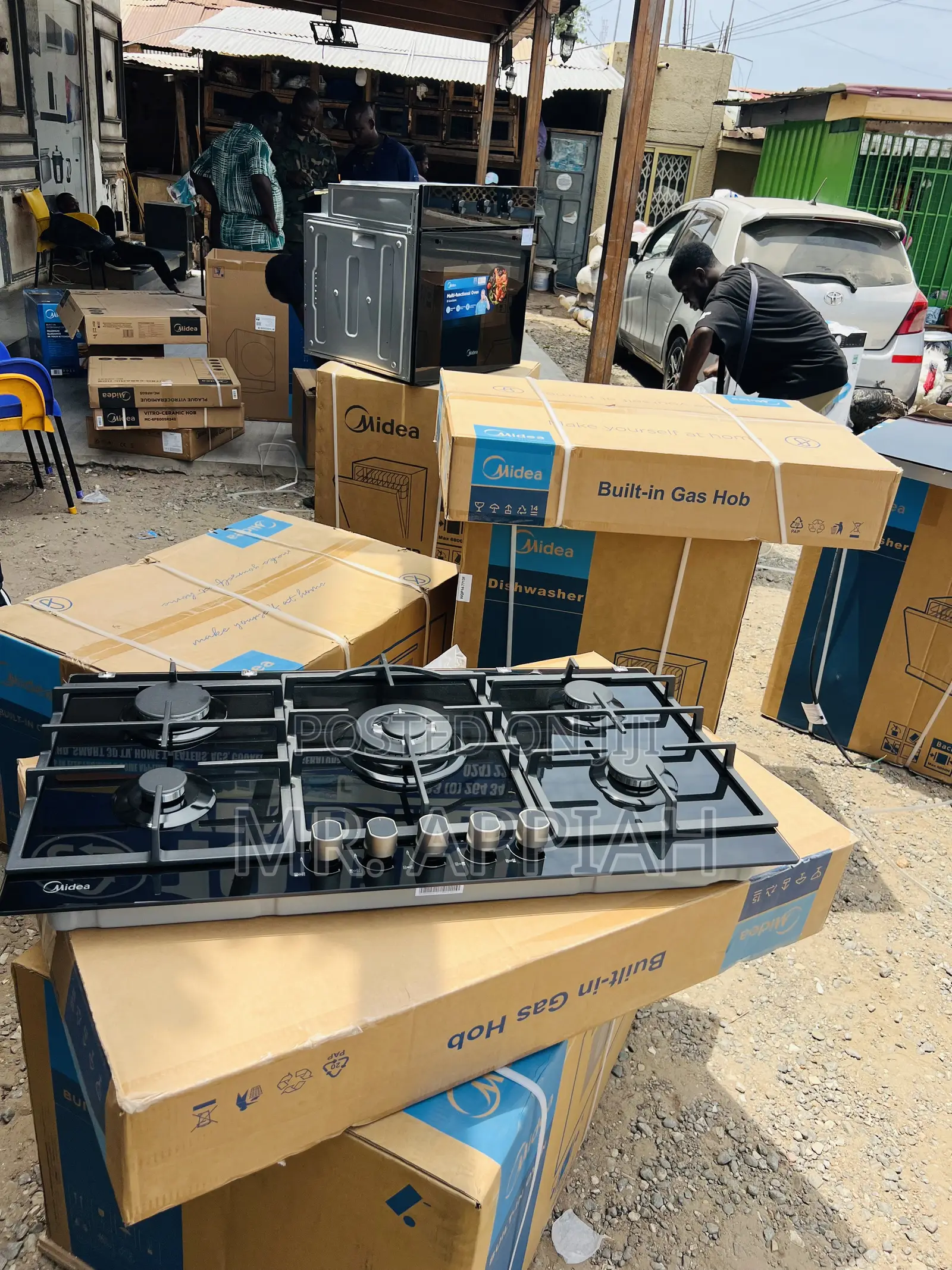 Fresh in Box Midea 90cm 5 Gas Built in Hob(90gq095)Black 