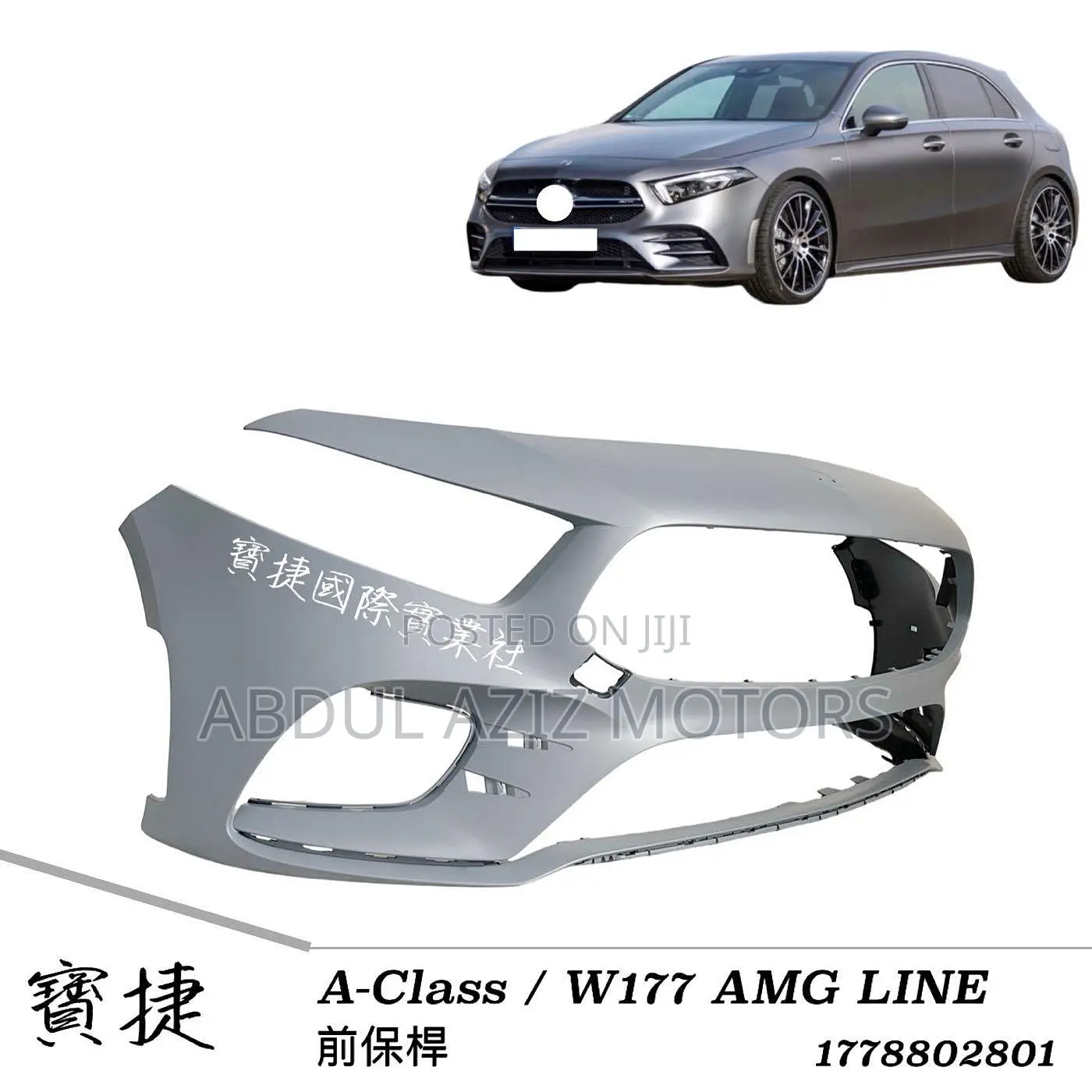 Mercedes Benz Cla Front Bumper W177