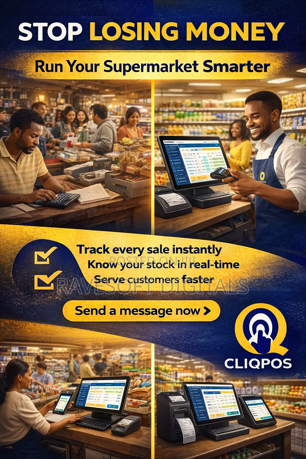 Stop Losing Money – Supermarket Pos System