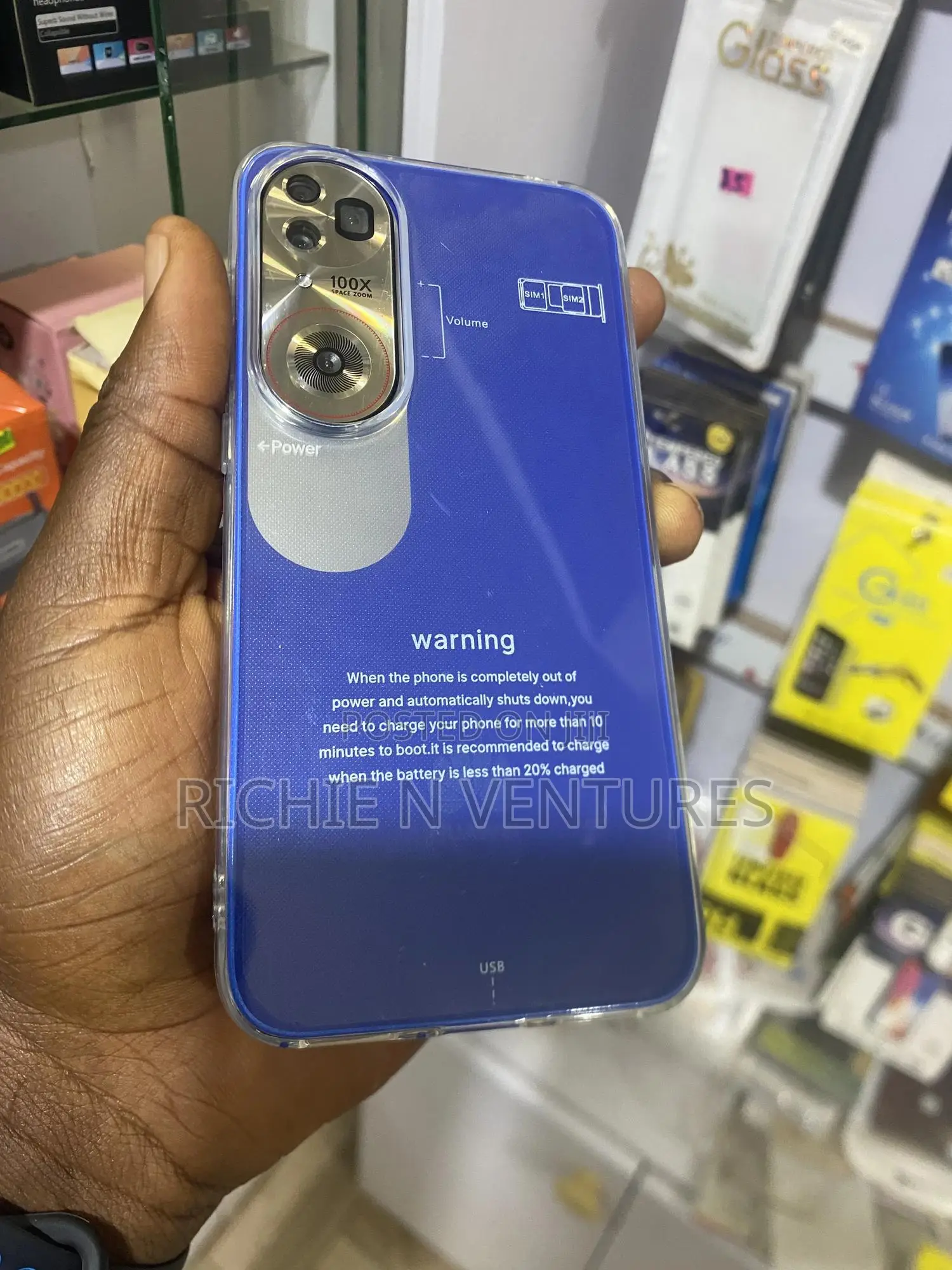 New Huawei Y7 Pro (2019) 128 GB Blue