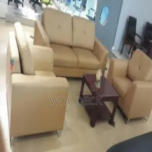Leather Sofa (1+2+3)Wood Frame Inside