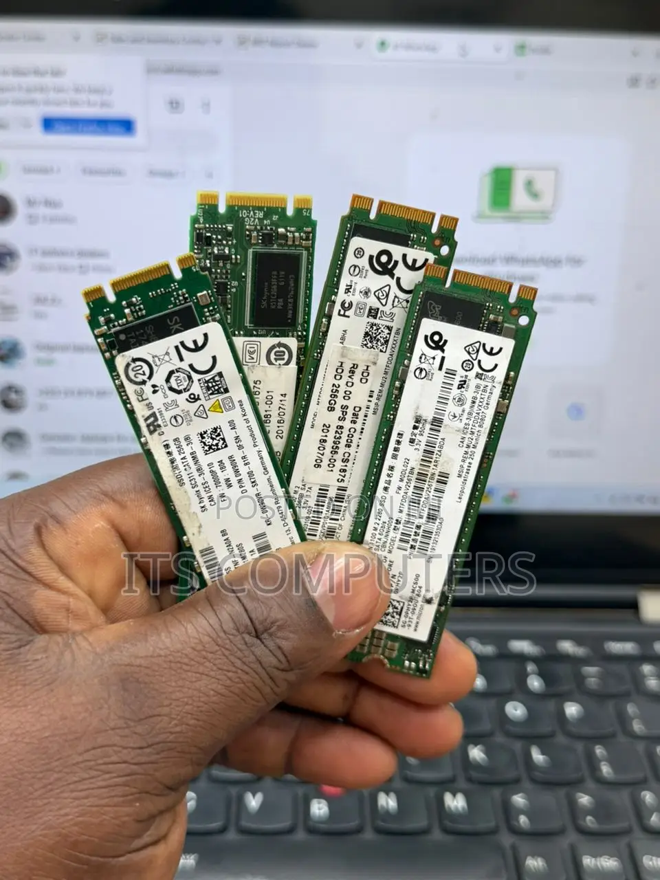 256gb M.2 Double Cut (Pull Out) SSD