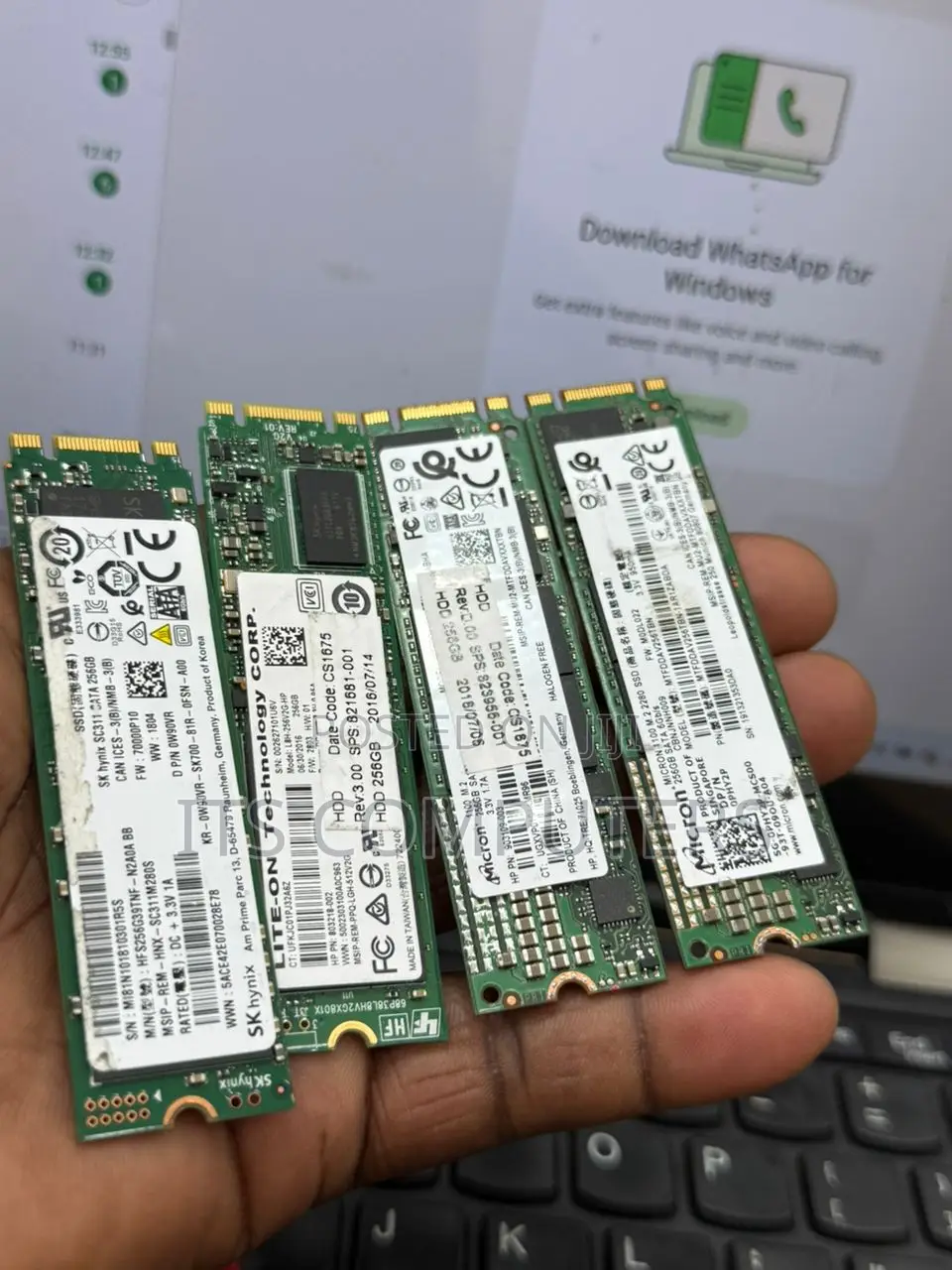 256gb M.2 Double Cut (Pull Out) SSD