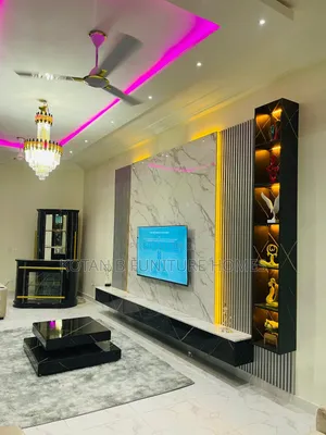 Marble Glow Tv Unit