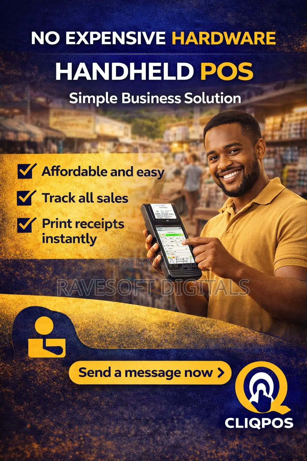 No Expensive Hardware – Handheld Pos