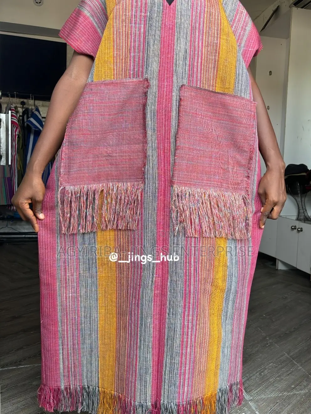 Handwoven Smock Dress - Ladies