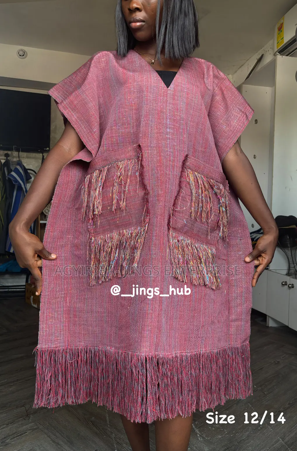 Handwoven Smock Dress - Ladies