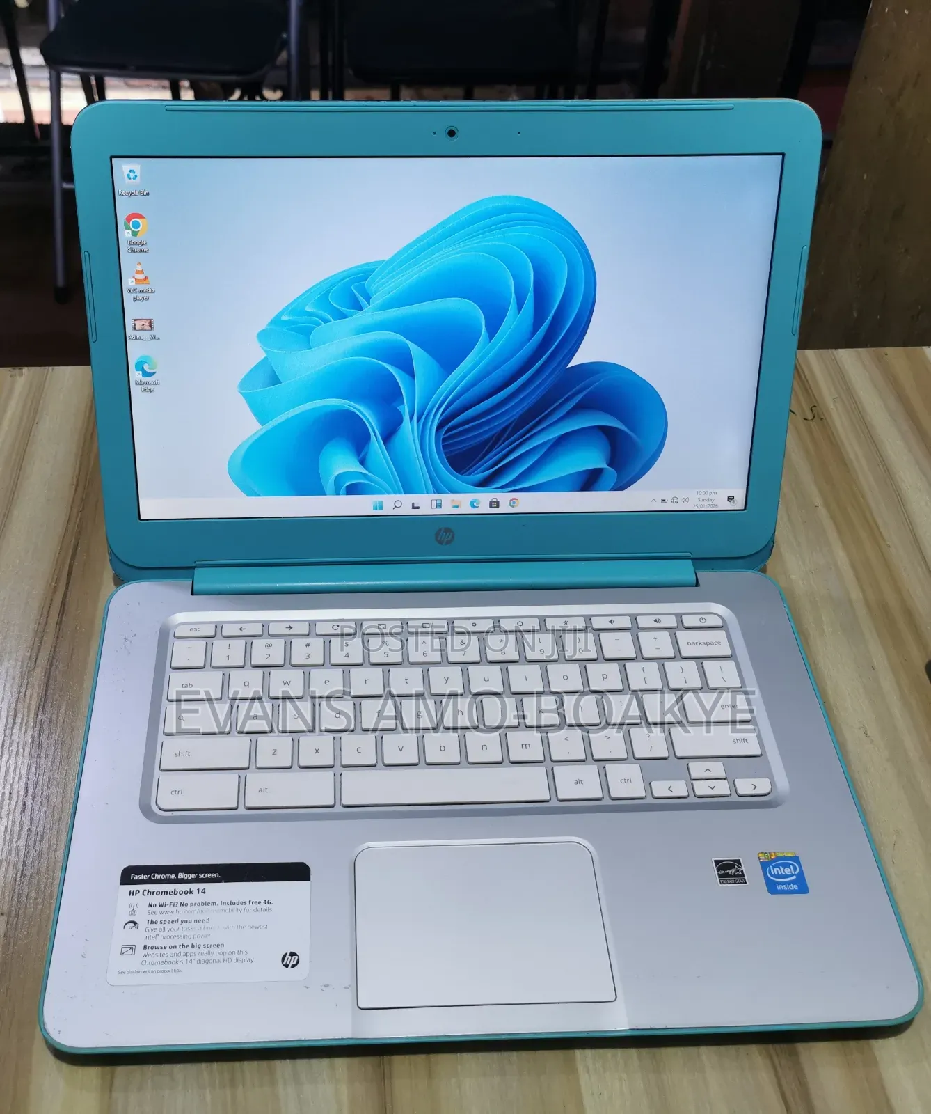 Laptop HP Chromebook 14 4GB Intel SSHD+SSD 320GB