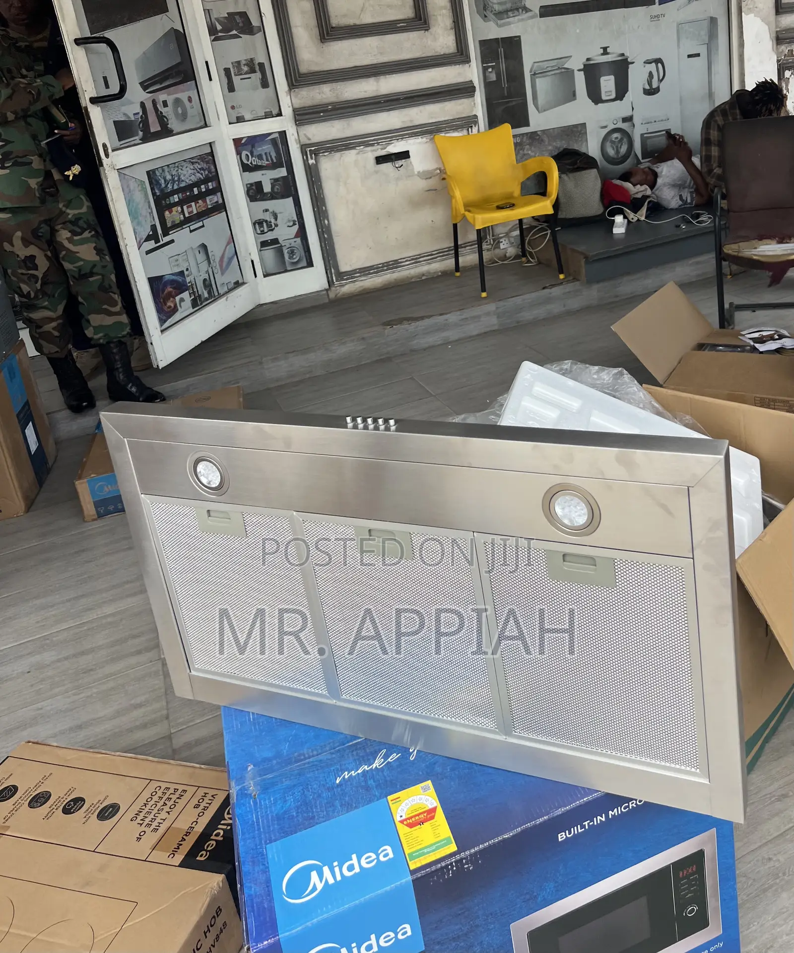 Order Original Midea 90cm Electric Heat Extractor(90m21-S)Gray 