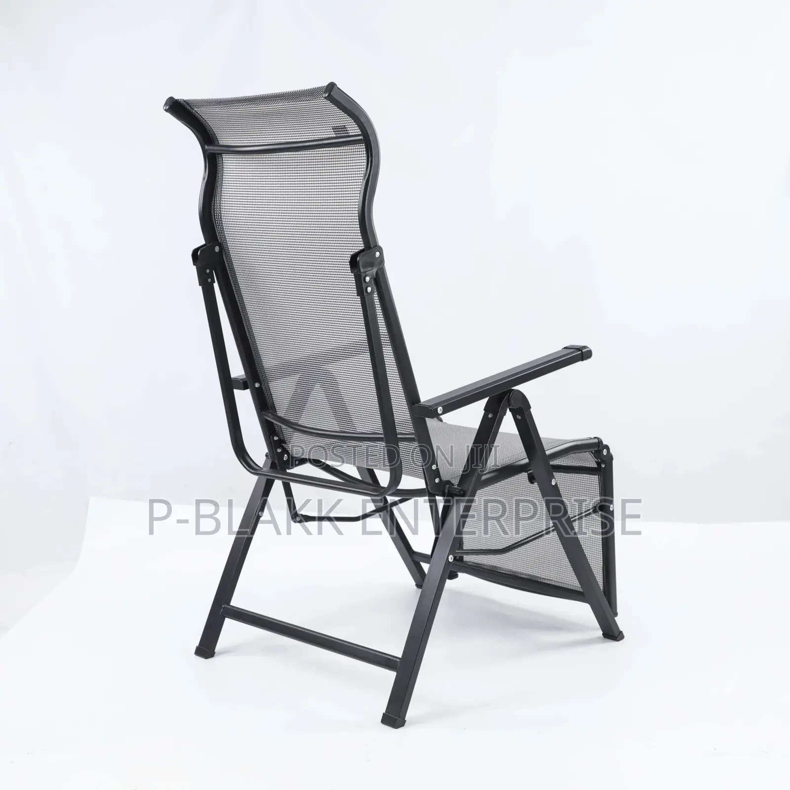Modern Metal Foldable Lounge Lazy Chair