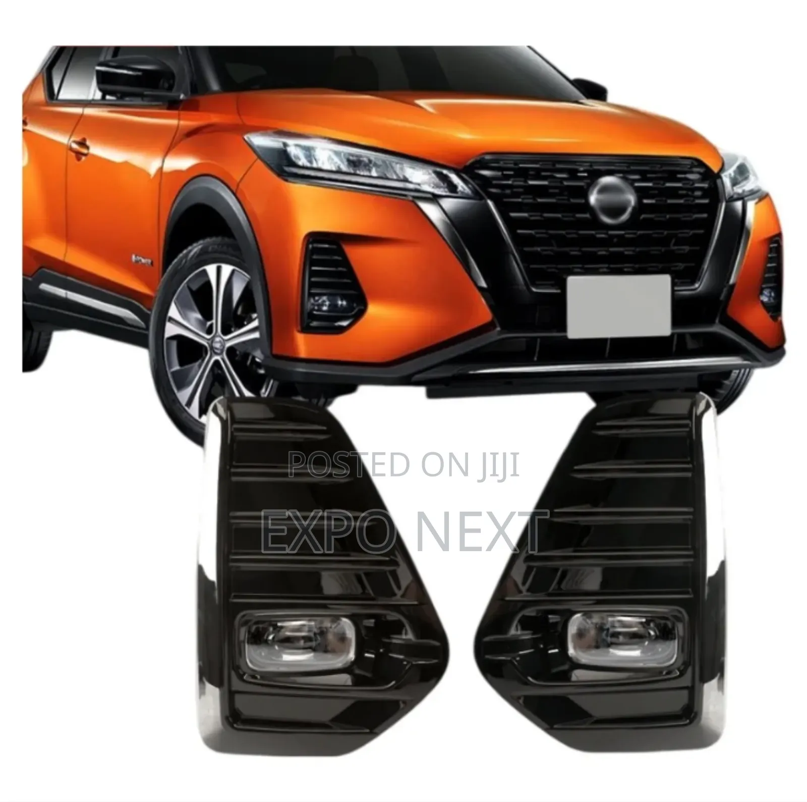 Nissan Kicks 2021-2022 Fog Lamps Led Kit Front Bumper Headlights