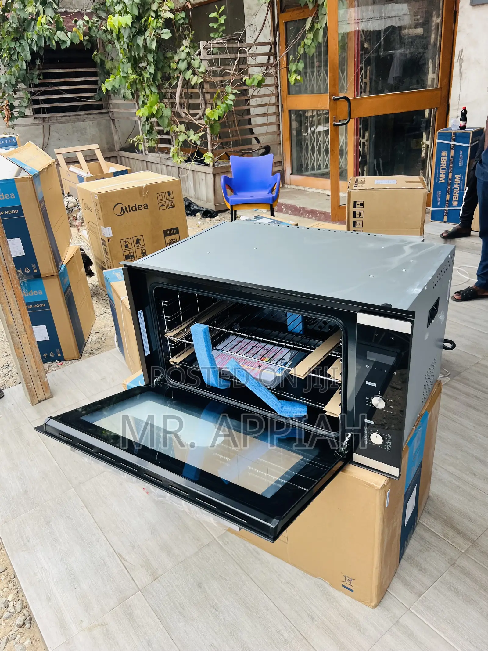 Fresh in Box Midea 93m90do-B Built in Oven(90cm)Gray.