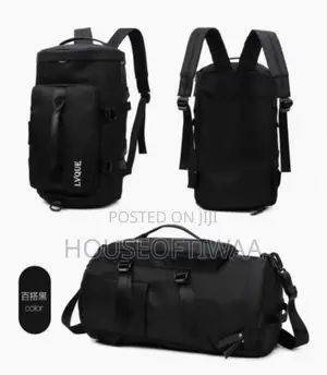 Versatile Laptop Backpack Black