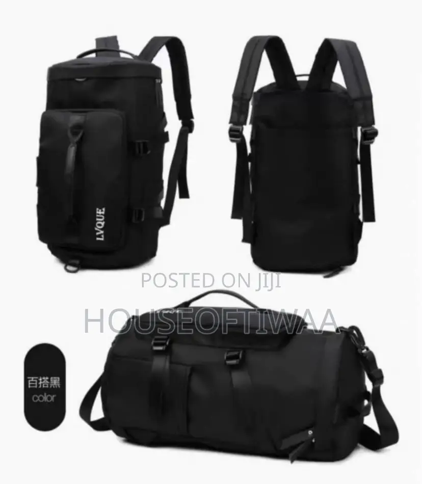 Versatile Laptop Backpack Black
