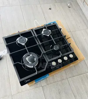 Original Midea 60gj084 Built in 4 Gas Hob(Black)Glass 