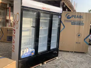 Top Notch Pearl 3 Doors Display Glass PVC-150 Standard Fridge