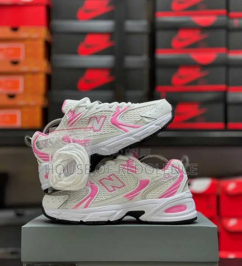 New Balance 530 White Pink Sugar Sneakers
