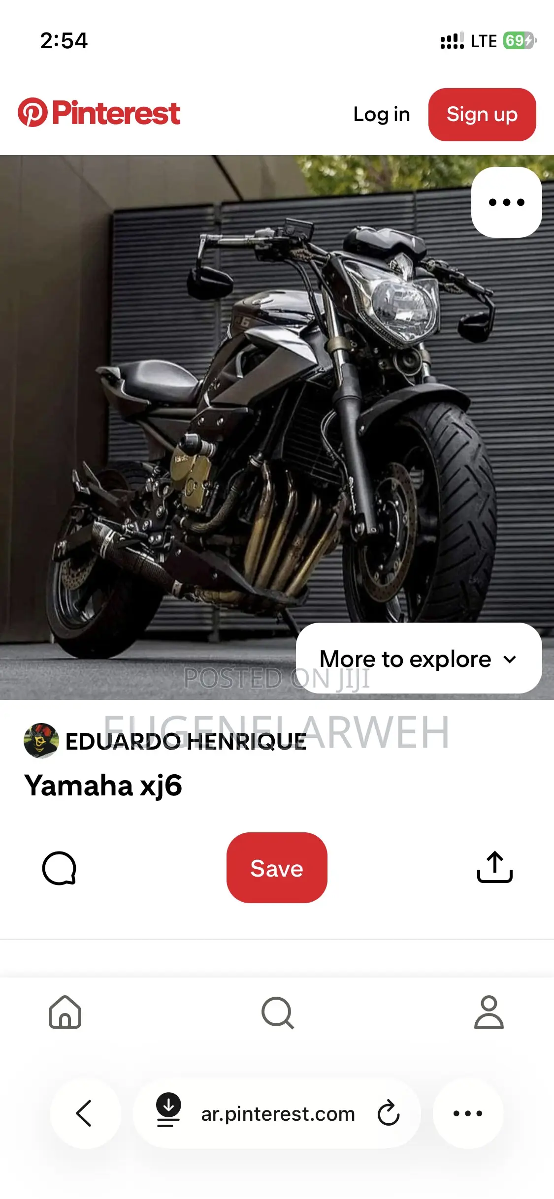 Yamaha FZ6 2015 Black