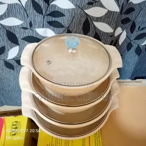Ceramics Bowl With Glass Cover