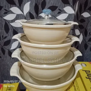 Ceramics Bowl With Glass Cover