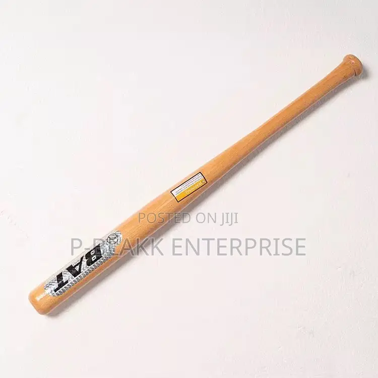 Premium Solid Wood Baseball Bat – Durable Training Game Use