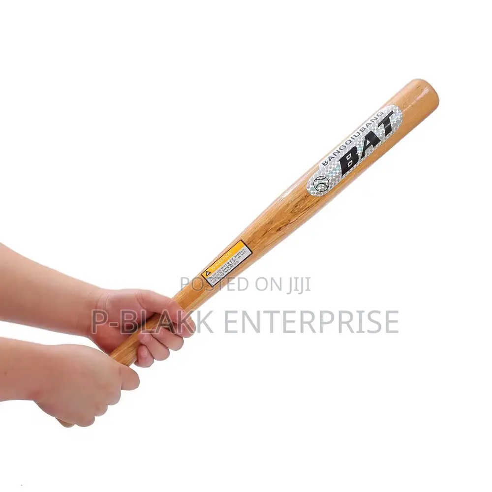 Premium Solid Wood Baseball Bat – Durable Training Game Use