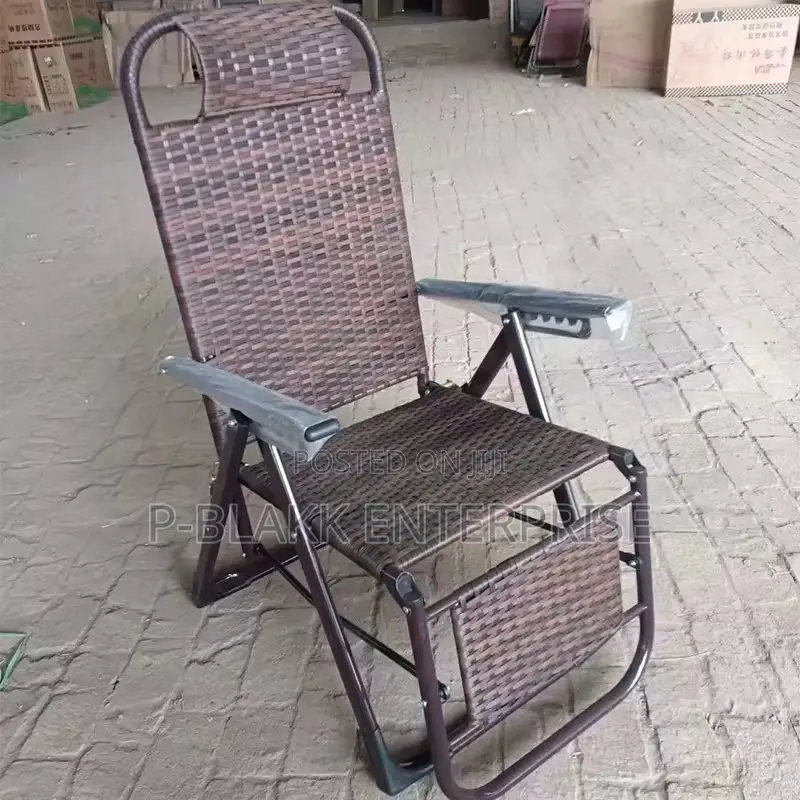 Modern Metal Foldable Lounge Lazy Chair