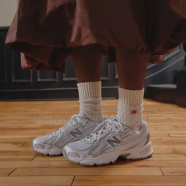 New Balance 740 in Metallic Silver Colorway Sneakers
