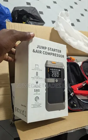 Jump Starter Kit With Tire Inflation