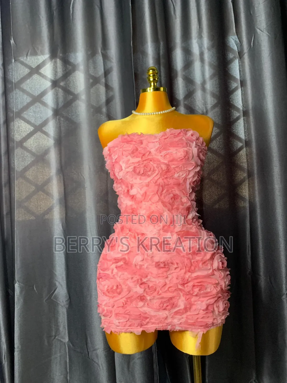 3d Floral Beautiful Party Dress