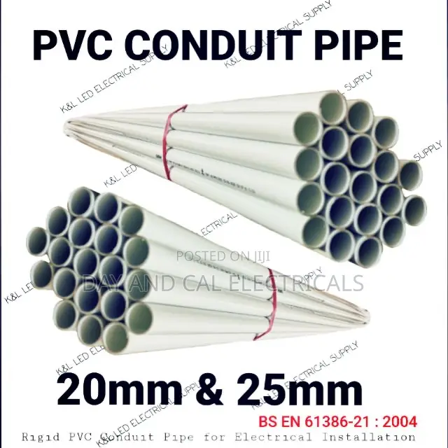PVC Pipes (White) 25pcs