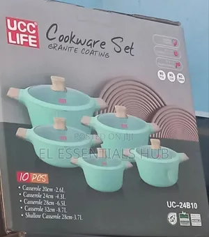 Ucc Life Granite Cookware Set