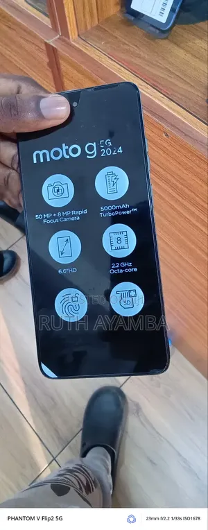 New Motorola Moto G 5G 128 GB Blue
