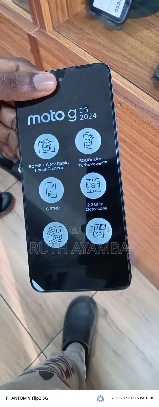 New Motorola Moto G 5G 128 GB Blue
